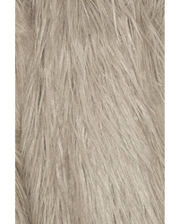 Серая шуба от Lanvin