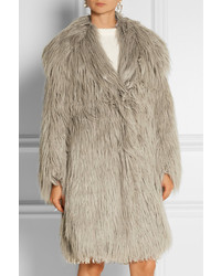 Серая шуба от Lanvin