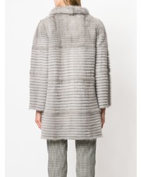 Серая шуба от Liska