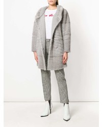 Серая шуба от Liska