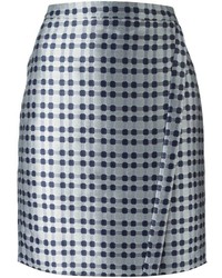 Серая юбка-карандаш с принтом от Emporio Armani