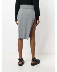 Серая юбка-карандаш от Rick Owens