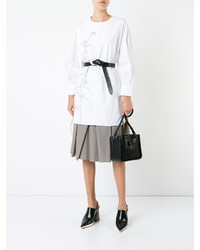 Серая юбка со складками от Jil Sander