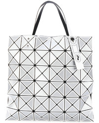 Серебряная большая сумка от Bao Bao Issey Miyake