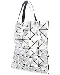 Серебряная большая сумка от Bao Bao Issey Miyake