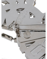 Серебряная брошь от Alberta Ferretti