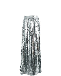 Серебряная длинная юбка с пайетками от Faith Connexion
