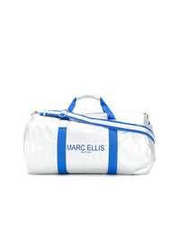 Женская серебряная кожаная спортивная сумка от Marc Ellis