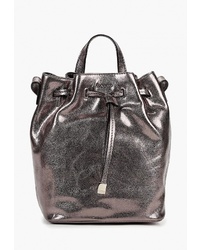 Серебряная кожаная сумка-мешок от Palio