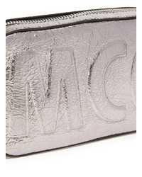 Женская серебряная кожаная сумка от MCQ