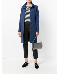 Женская серебряная кожаная сумка от M2Malletier