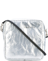 Женская серебряная кожаная сумка от Golden Goose Deluxe Brand