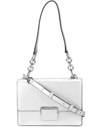 Женская серебряная кожаная сумка от MICHAEL Michael Kors