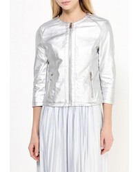 Женская серебряная куртка от B.Style