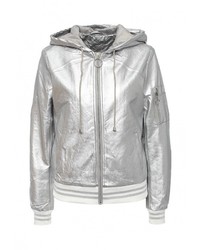 Женская серебряная куртка от B.Style