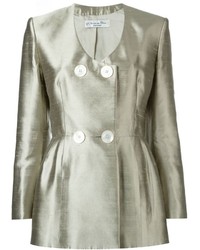 Женская серебряная куртка от Christian Dior