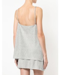 Женская серебряная майка от Kacey Devlin