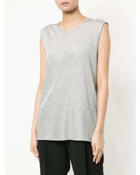 Женская серебряная майка от Kacey Devlin