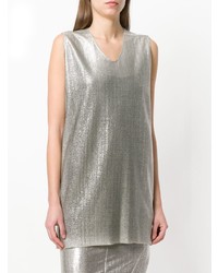 Женская серебряная майка от Rick Owens Lilies