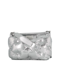 Серебряная нейлоновая сумка через плечо от Maison Margiela