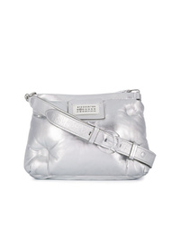 Серебряная нейлоновая сумка через плечо от Maison Margiela