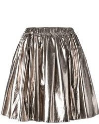Серебряная пышная юбка