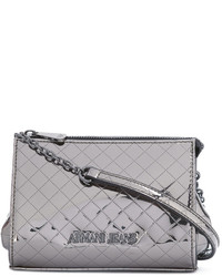 Женская серебряная сумка от Armani Jeans