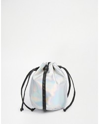Женская серебряная сумка от Asos