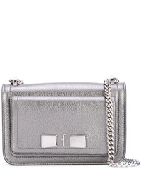 Женская серебряная сумка от Salvatore Ferragamo
