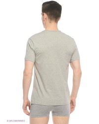 Мужская серебряная футболка от Calvin Klein