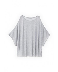 Женская серебряная футболка от Mango