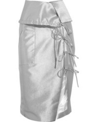 Серебряная юбка-карандаш от Altuzarra