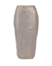 Серебряная юбка-карандаш от Dorothy Perkins