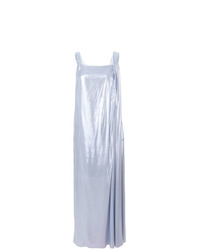 Серебряное вечернее платье от Alberta Ferretti