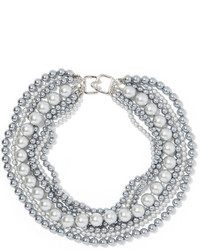 Серебряное жемчужное ожерелье от Kenneth Jay Lane