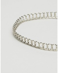 Серебряное колье от Monki