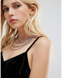 Серебряное колье от Reclaimed Vintage