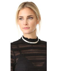 Серебряное колье от Kenneth Jay Lane