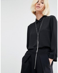 Серебряное колье от Weekday