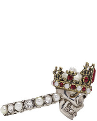 Серебряное кольцо от Alexander McQueen