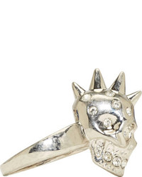 Серебряное кольцо от Alexander McQueen