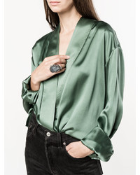 Серебряное кольцо от Alexander McQueen