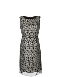 Серебряное кружевное платье-футляр от Marc Jacobs