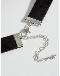 Серебряное ожерелье-чокер с украшением