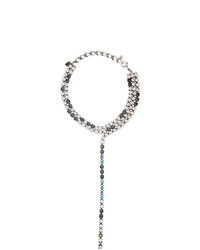 Серебряное ожерелье-чокер от MM6 MAISON MARGIELA