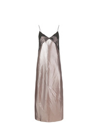 Серебряное платье-комбинация от Walk Of Shame