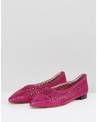 Серебряные балетки от Asos