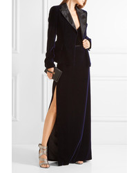 Женские серебряные босоножки со змеиным рисунком от Tom Ford