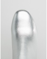 Серебряные ботильоны от Asos