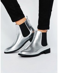 Женские серебряные ботинки челси от Park Lane